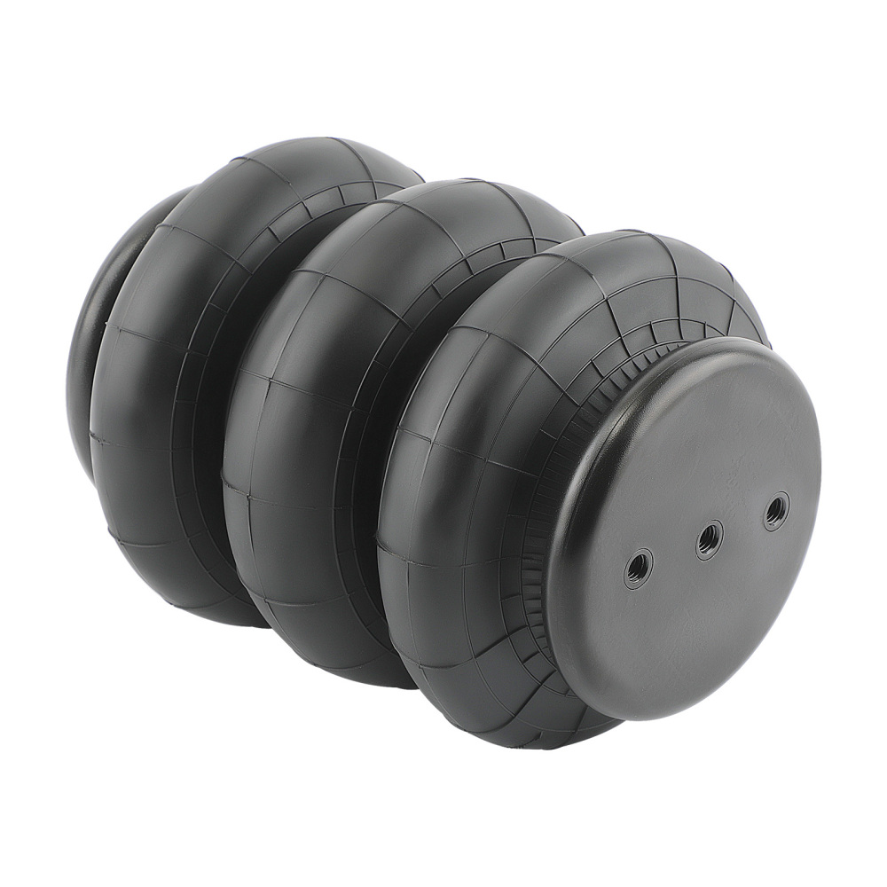 2x Suspension pneumatique Standard 2600lbs 1/2-14NPT Sac triple Lourds Camion