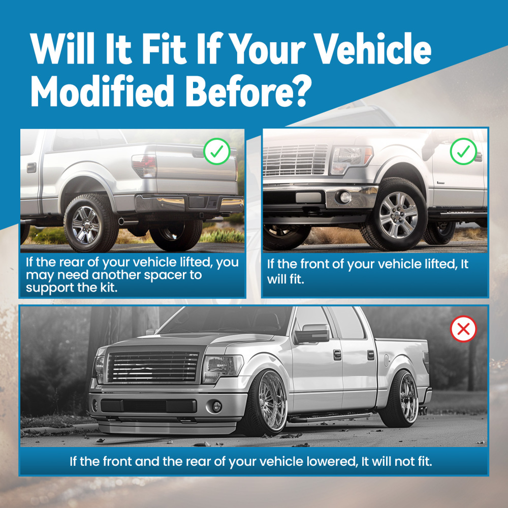 2 Packs Air Ride Triple Bellow Bag 2600lb 1/2npt Single Port Heavy Duty