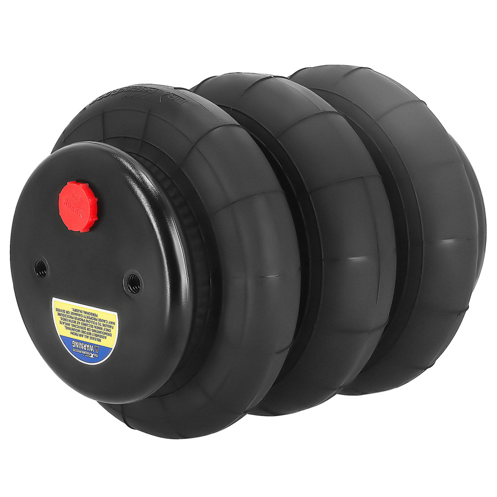 2 Packs Air Ride Triple Bellow Bag 2600lb 1/2
