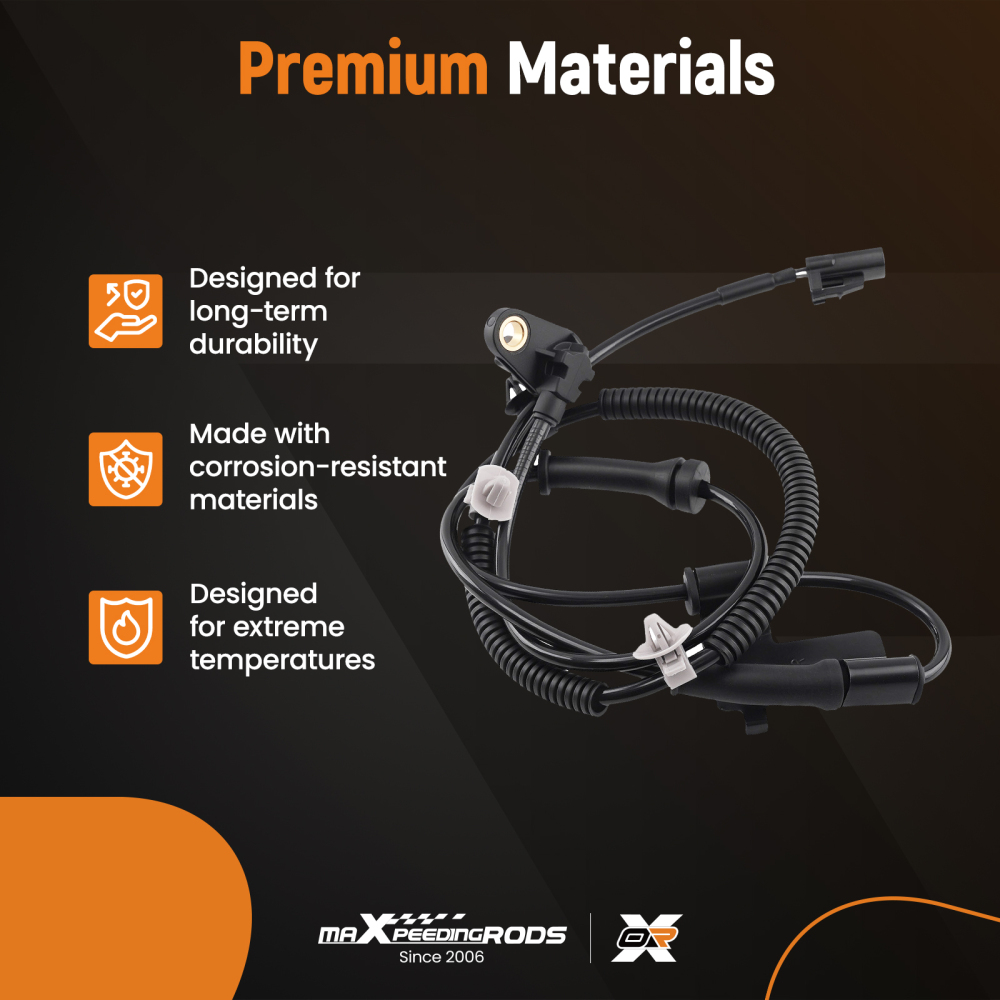 ABS Wheel Speed Sensor Front compatible for KIA SORENTO 2011-2012 20845044 ABS0566 2PCS