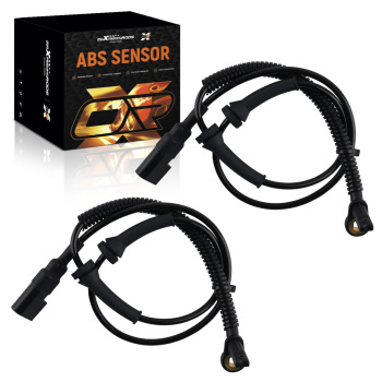 2pcs ABS Sensor Front compatible for Ford Fiesta ST150 Petrol 2005-2008 2S612B372AD