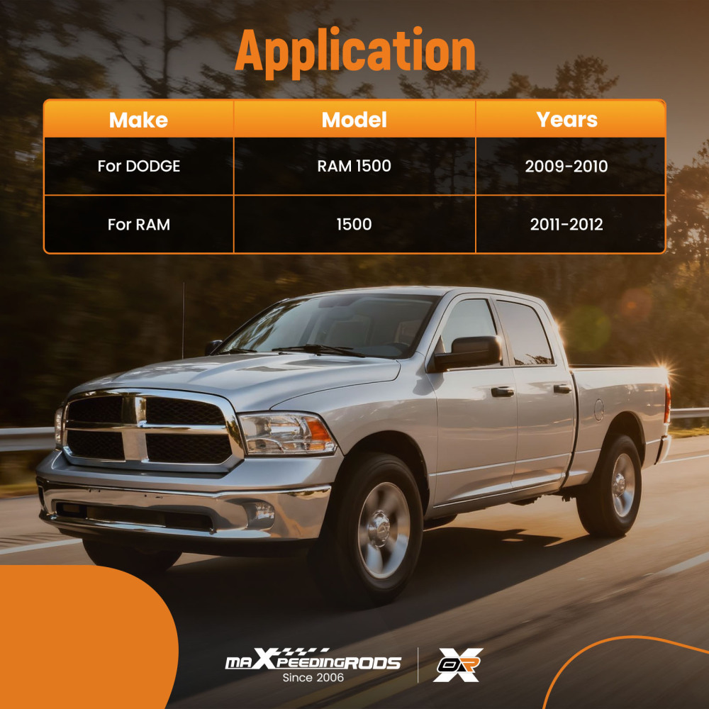 2Pcs ABS Speed Sensor Front Left Right compatible for RAM 1500 2009-2012 5S13330 68060333AA