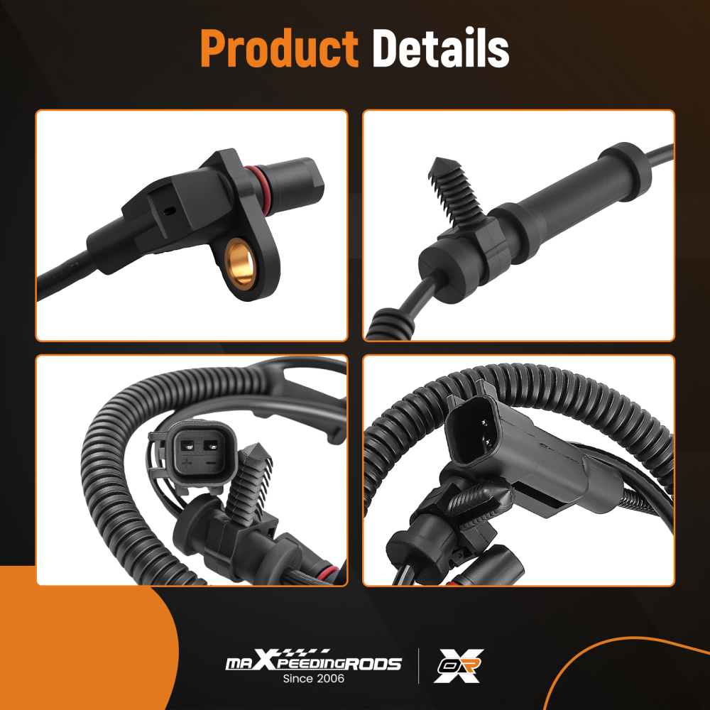 2Pcs ABS Speed Sensor Front Left Right compatible for RAM 1500 2009-2012 5S13330 68060333AA