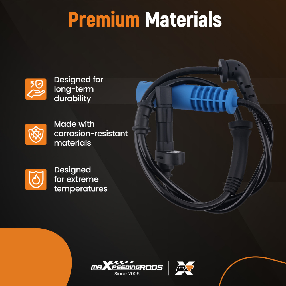 Front Rear ABS Speed Sensor compatible for Mini One Cooper R50 R52 R53 2001-06 34526756384