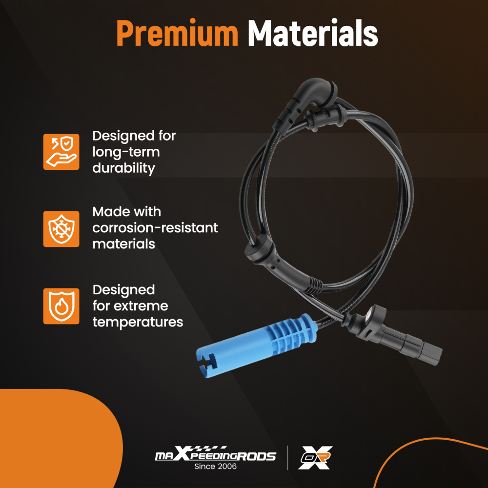 ABS Speed Sensor compatible for Mini Cooper R50 R53 One 2001-2006 34526756384 0986594536