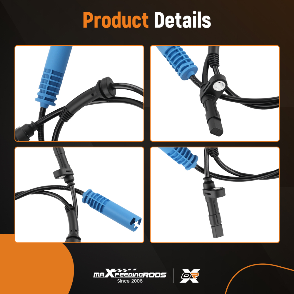 ABS Speed Sensor compatible for Mini Cooper R50 R53 One 2001-2006 34526756384 0986594536