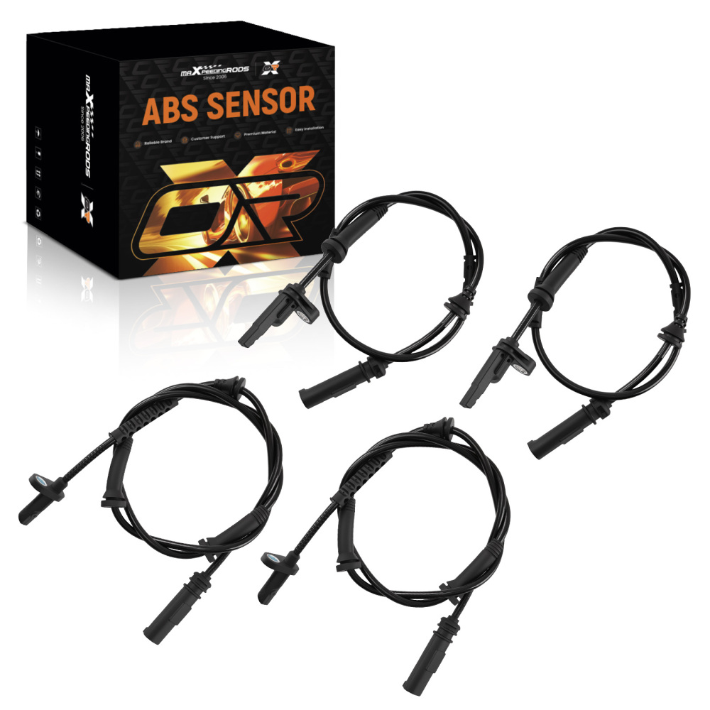 4PC ABS Speed Sensor compatible for BMW F25 X3 F26 X4 2.0L 3.0L 34526869293 34526869292