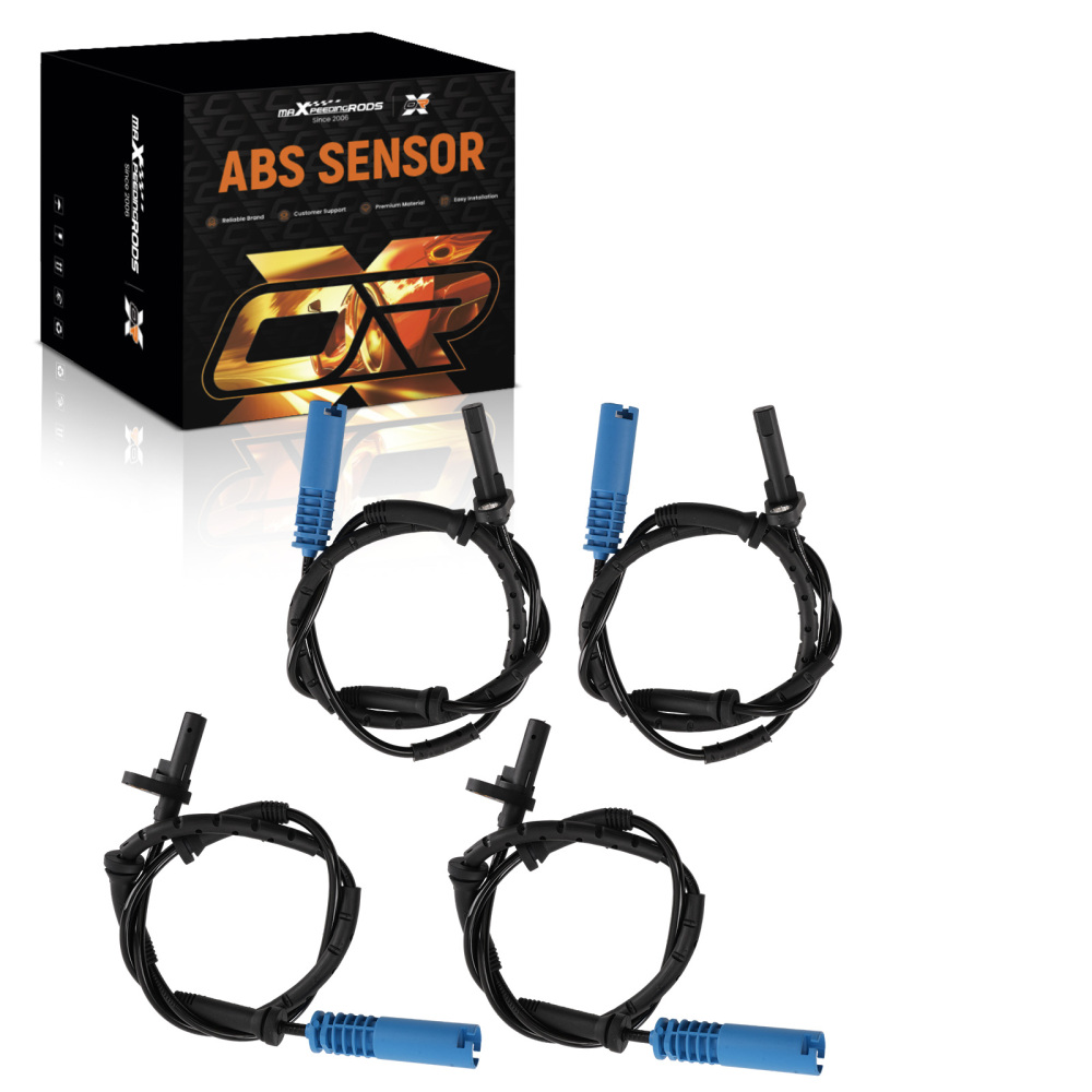 4x ABS Wheel Speed Sensor compatible for BMW 750I 750LI 760I 760LI 2006-2008