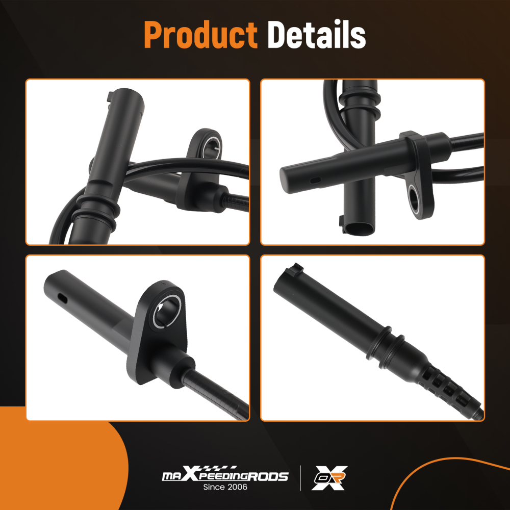 ABS Speed Sensor Front compatible for BMW X5 E70 F15 X6 E71 E72 F16 2006-2019 34526771776