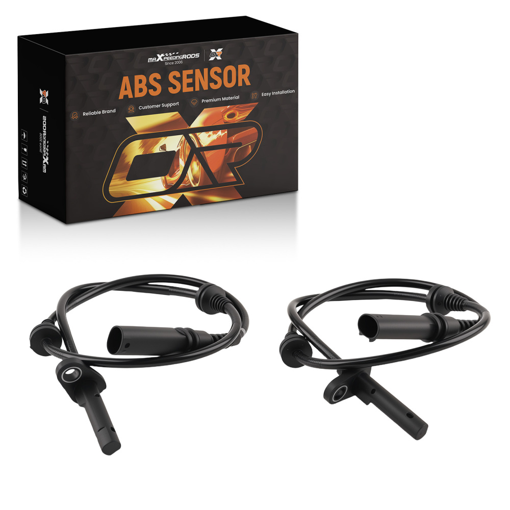 ABS Speed Sensor Front compatible for BMW X5 E70 F15 X6 E71 E72 F16 2006-2019 34526771776