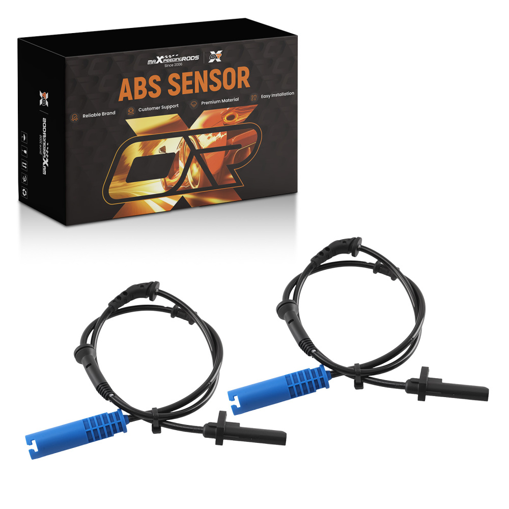 2Pcs Front ABS Wheel Speed Sensor compatible for BMW Mini Cooper 06-15 34526851500 L/R