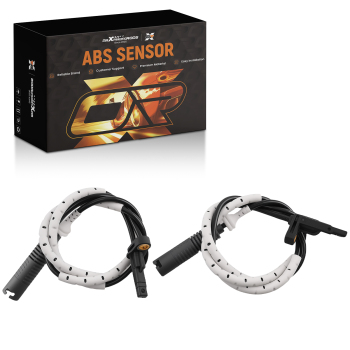 2PC ABS Sensore compatibile per BMW Serie 1 Coupé Cabriolet E82 E88 2007-2013 34526870077