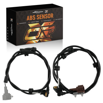2x Rear ABS Wheel Speed Sensor compatible for Nissan TITAN 5.6L 2004-2012 844395 AB0666
