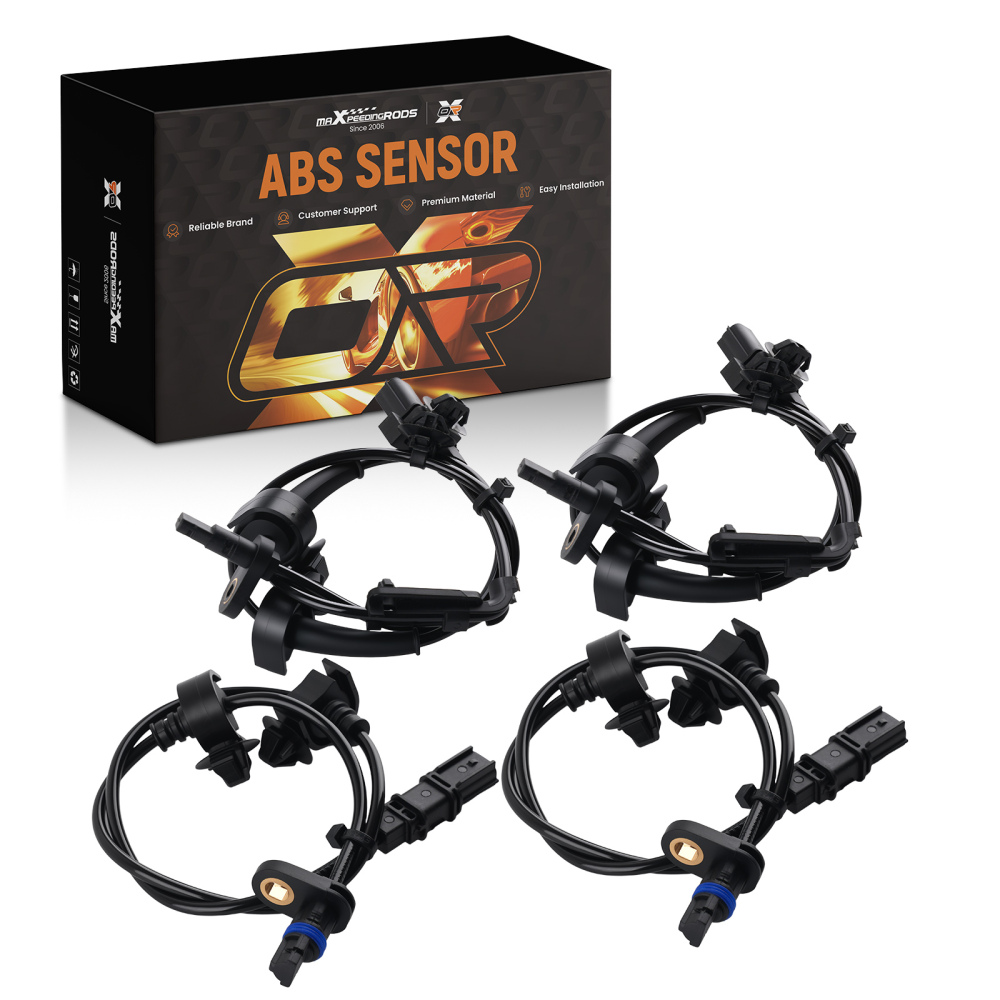 4PCS Front Rear ABS Wheel Sensor compatible for Honda Civic 12-15 57470-TR0-013 Set