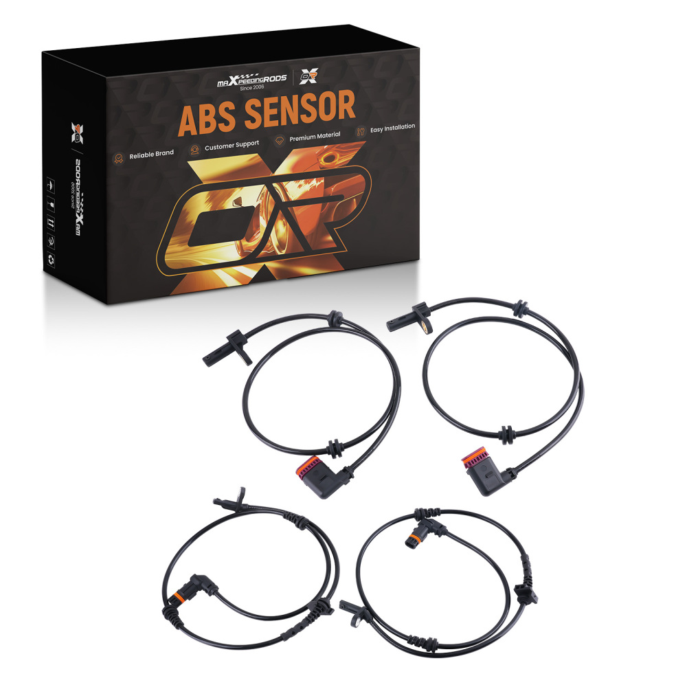 4x ABS Wheel Speed Sensor compatible for Mercedes-Benz CL550 CL600 S550 S600 2007-2010