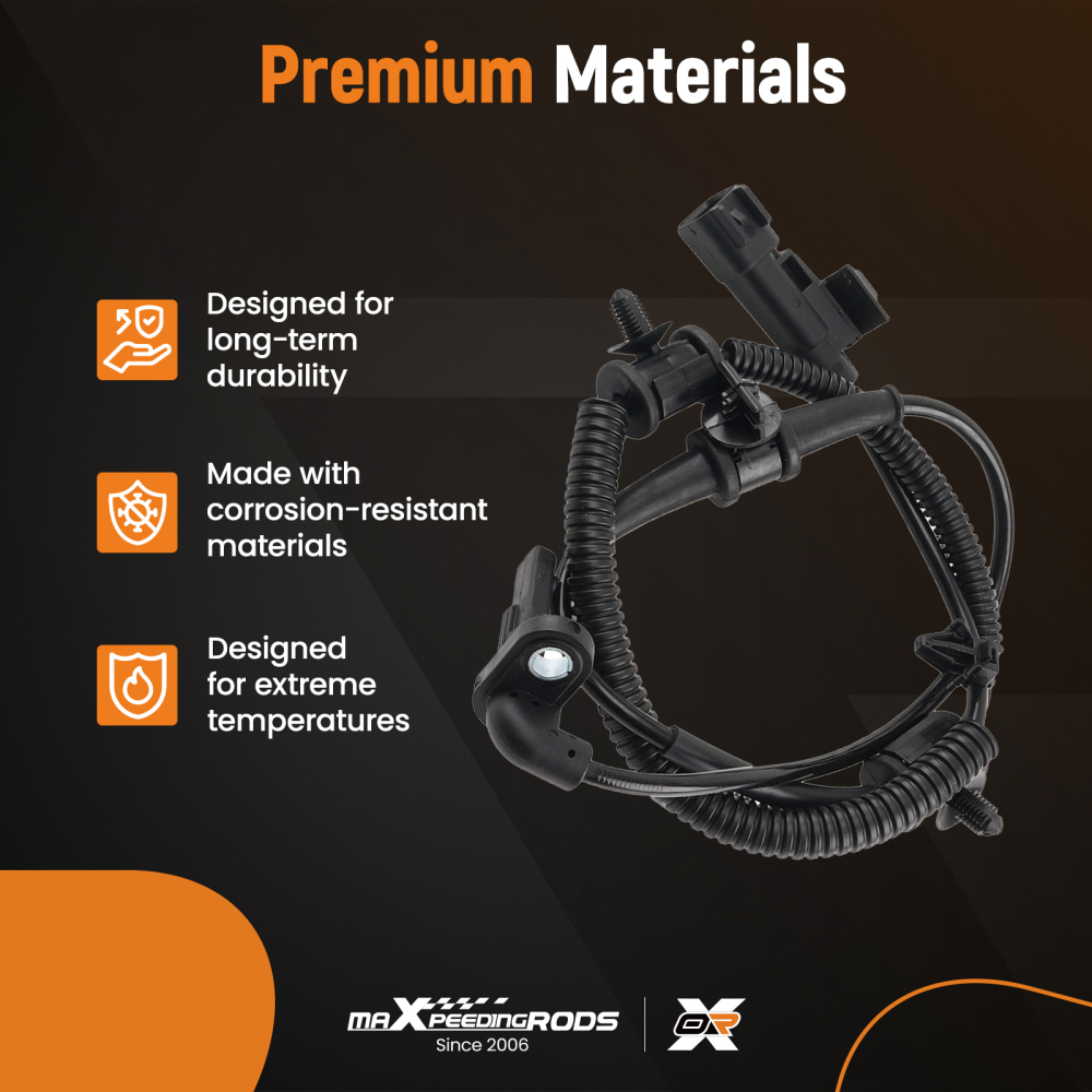 2pc ABS Sensor Front compatible for Chevy Cruze 2011-2014 Volt 2011-15 13329258