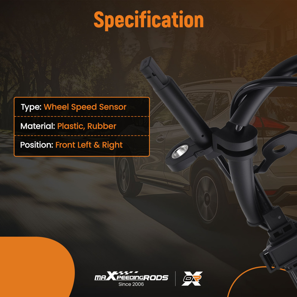 ABS Wheel Speed Sensor Front compatible for Honda Accord/Compatible for Acura TLX 2013-2020 57455T2FA01