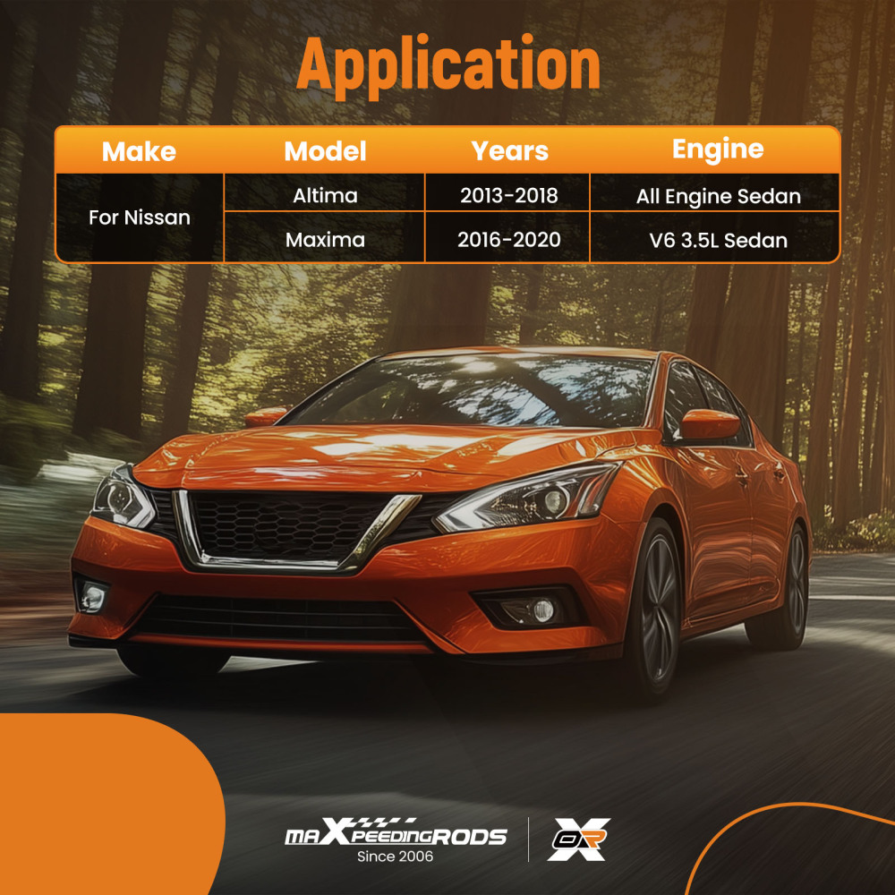 ABS Speed Sensor compatible for Nissan Altima 2013-2018 Front 47910-3TA1A 2 Pins 5S14121