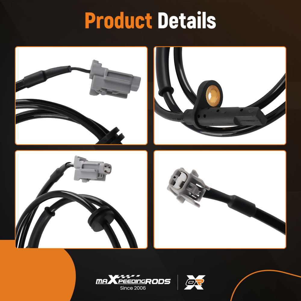 ABS Speed Sensor compatible for Nissan Altima 2013-2018 Front 47910-3TA1A 2 Pins 5S14121