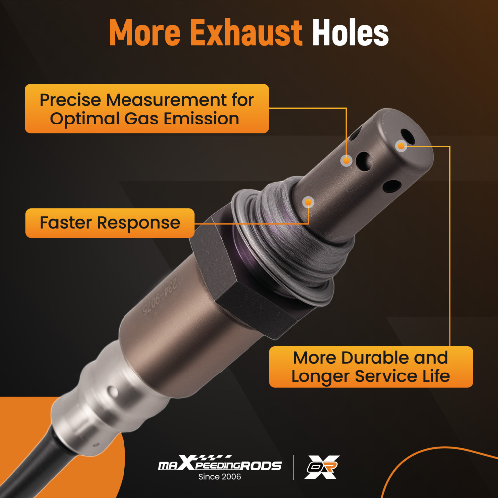 4Pcs Oxygen O2 Sensor compatible for Land Rover LR3Range compatible for Rover Sport 4.0-4.4L 234-4264