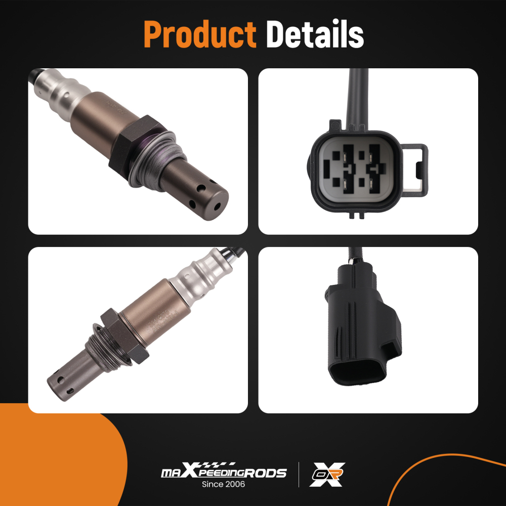 4Pcs Oxygen O2 Sensor compatible for Land Rover LR3Range compatible for Rover Sport 4.0-4.4L 234-4264