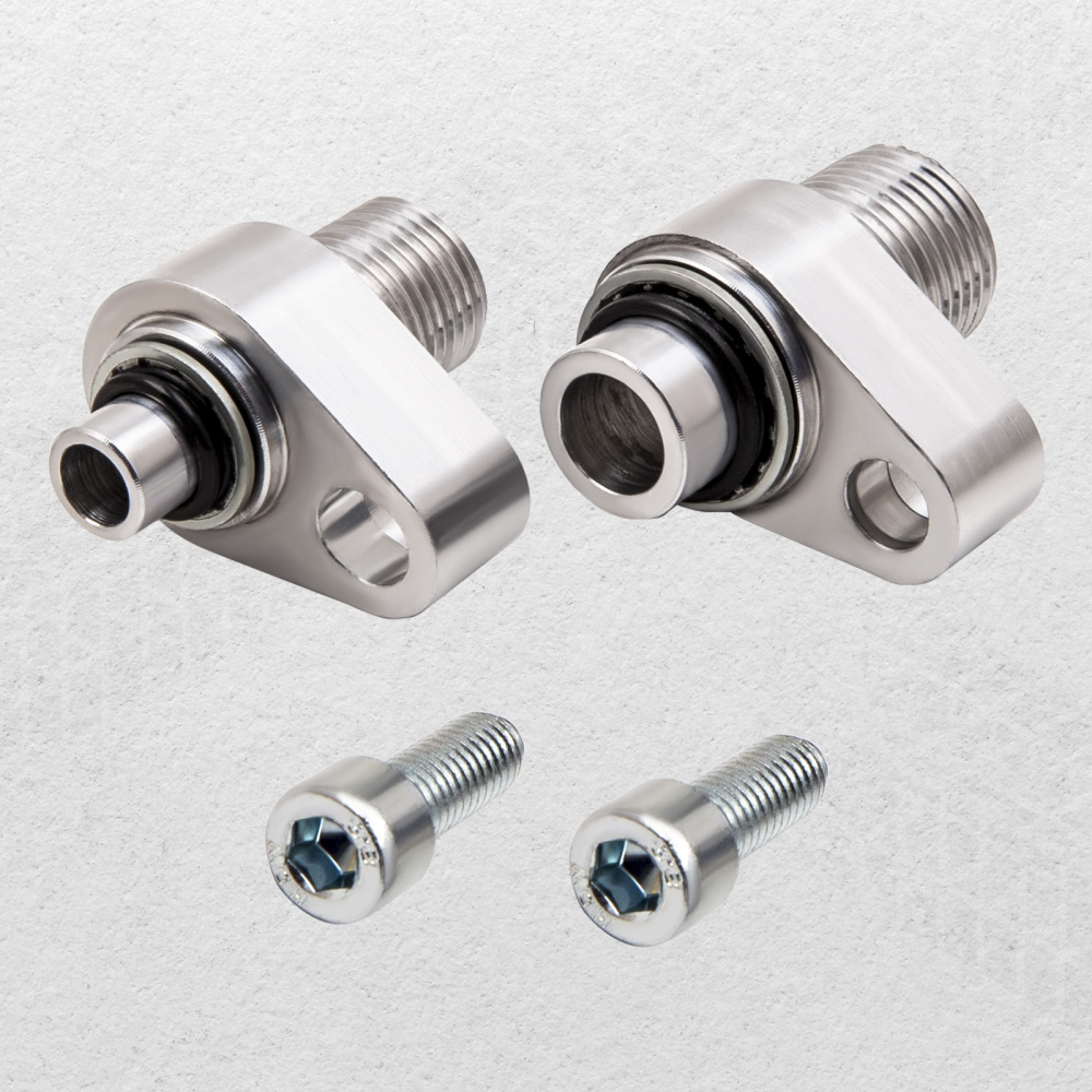 Compatible for AC Compressor Adapter Fittings compatible for 10S17F and 10S20F for LS Engine Swap ADI