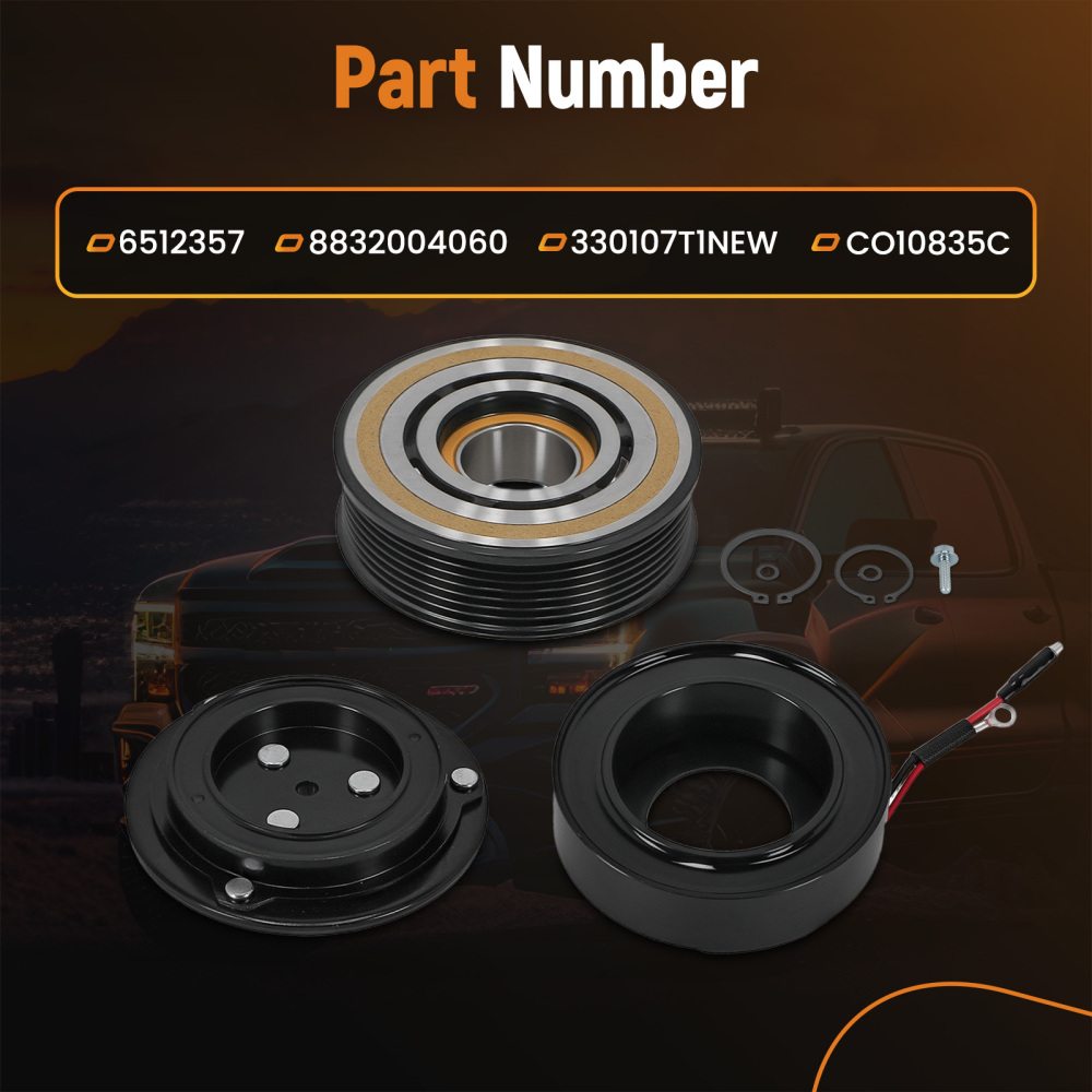 maXpeedingrods Air Conditioner AC Compressor Clutch Kit Compatible for Toyota Tacoma 2005-2015