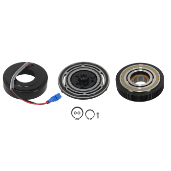 Frizione Compressore compatibile per AC Compatibile per VW Transporter IV 7D0820805Q 12V 126mm 6 Scanalature