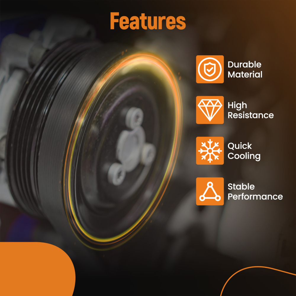 Compressor Clutch Kit compatible for RAM 15008CYL 5.7 Liter Engine 2014-2019 68232388AC