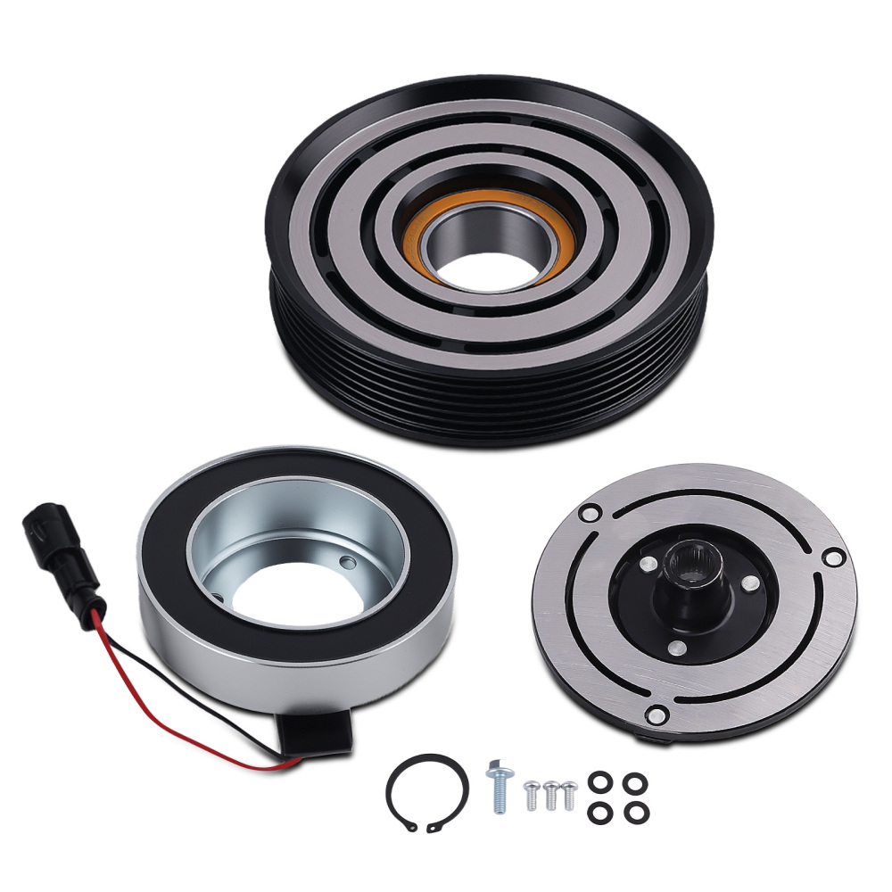 6 Groove compatible for AC Compressor Clutch compatible for Nissan Rogue 2.5L 2008-2016 3018371 125mm