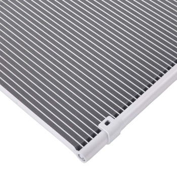 Compatible for AC Condenser compatible for Acura EL 1.6L 1997-2000 80110S01A11 Aluminum Core w/ Bracket