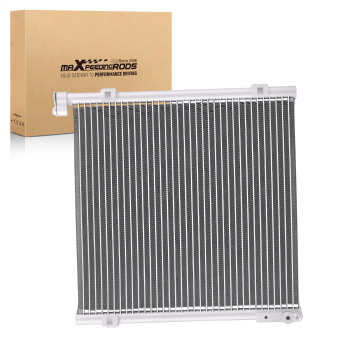 Compatible for AC Condenser compatible for Acura EL 1.6L 1997-2000 80110S01A11 Aluminum Core w/ Bracket
