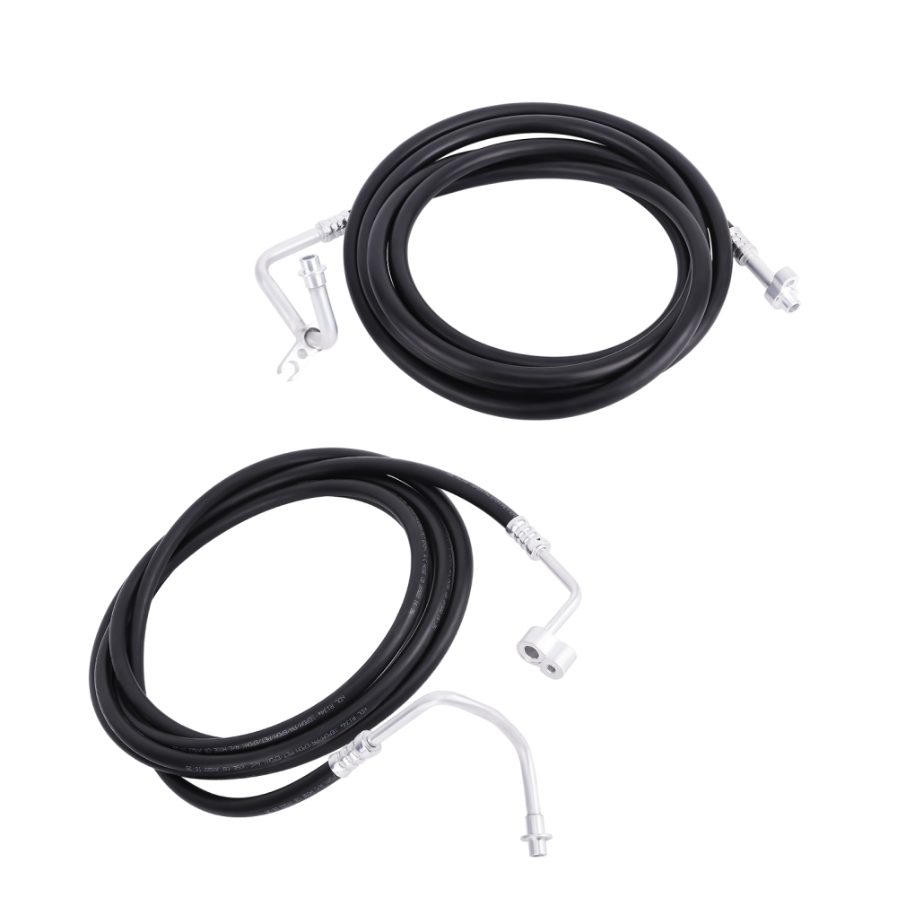 Rear Aux compatible for AC Hose Kit SU33468 Rear compatible for AC Line Set compatible for Chevy Suburban 2007-14