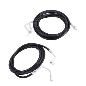 Rear Aux compatible for AC Hose Kit SU33468 Rear compatible for AC Line Set compatible for Chevy Suburban 2007-14