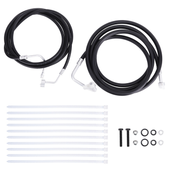 Rear Aux compatible for AC Hose Kit SU33468 Rear compatible for AC Line Set compatible for Chevy Suburban 2007-14