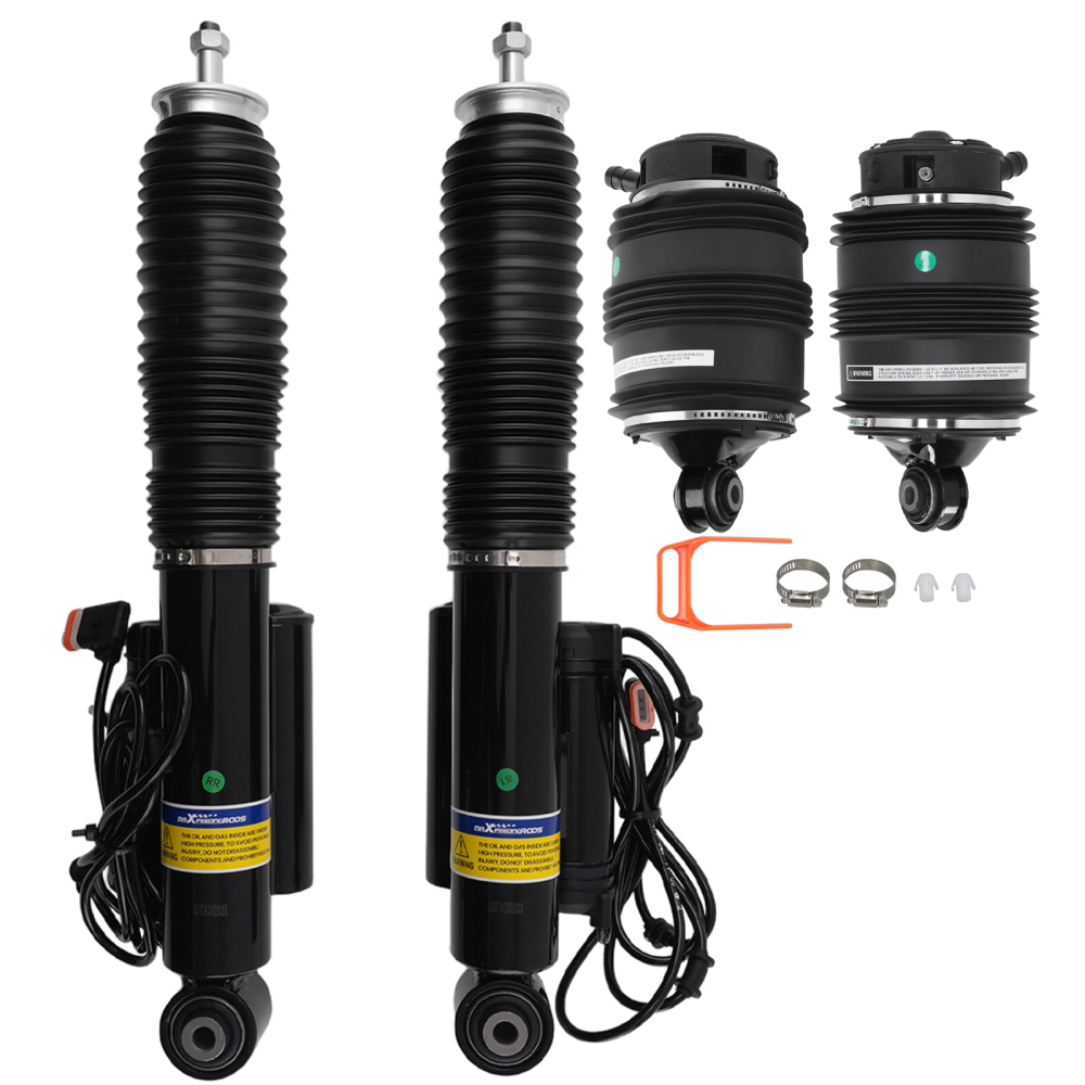 2X Fuelle neumático trasera + Amortiguadores compatible para Mercedes-Benz Clase E S211