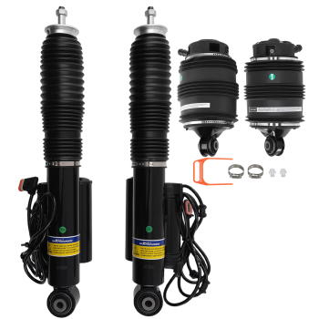 2X Fuelle neumático trasera + Amortiguadores compatible para Mercedes-Benz Clase E S211