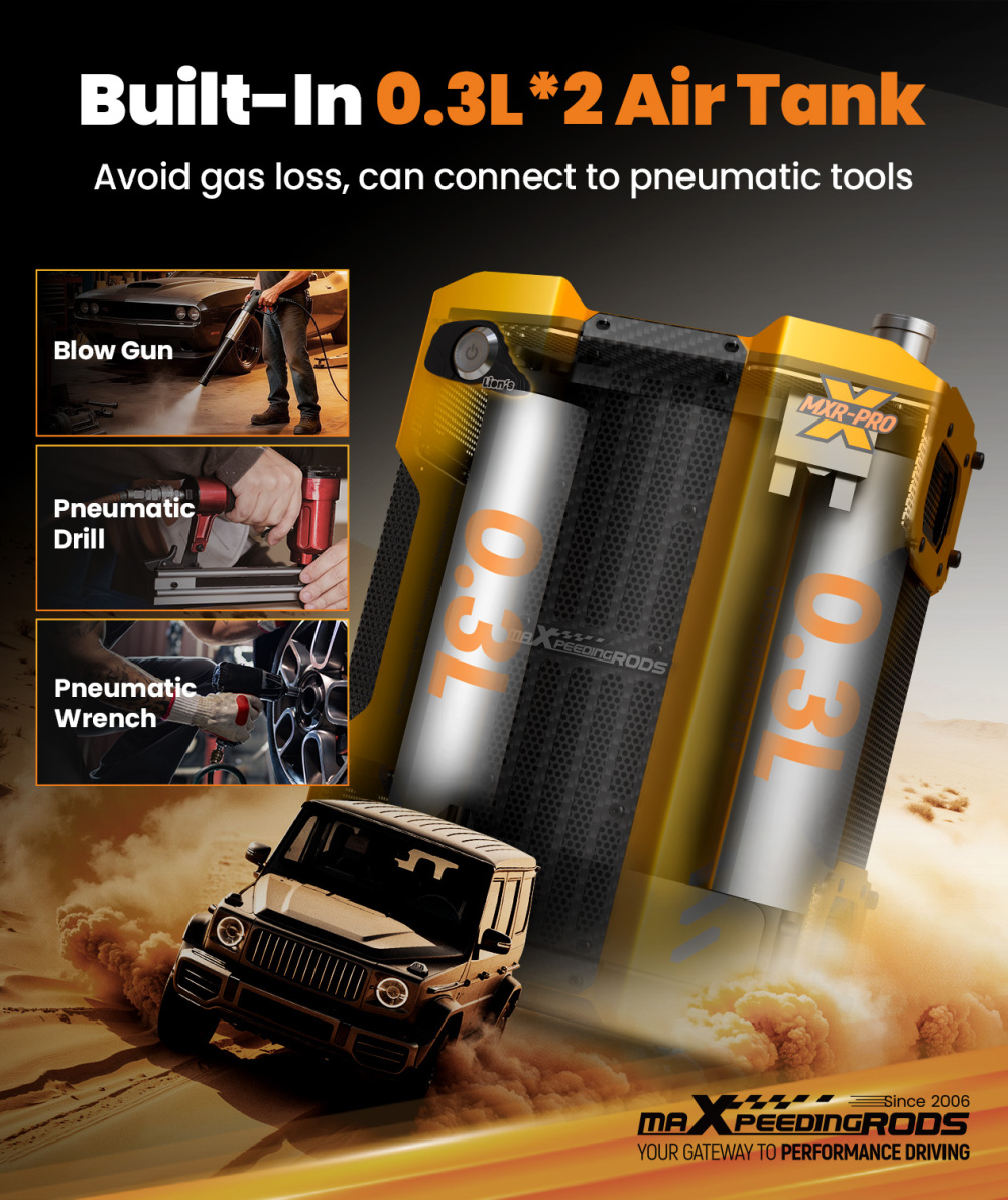 Compressore fuoristrada kit + gonfiatore digitale For Universal