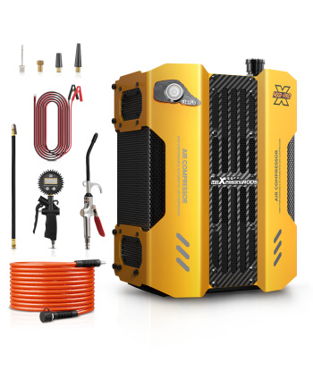 Maxpeedingrods Heavy Duty 12V 4 Cylinder Air Compressor 200L/min Onboard Vehicle