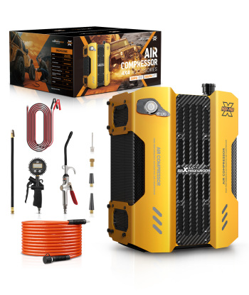 12V Air Compressor Pump for 4WD Truck 200L/min Heavy Duty Tire Inflator Kit