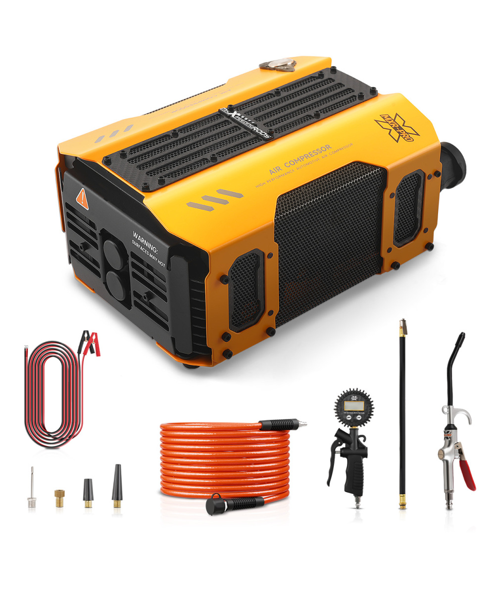 12V Air Compressor Pump for 4WD Truck 200L/min Heavy Duty Tire Inflator Kit