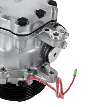 Air Conditioning Compressor For Sanden SD7 HC5005BK 6-Groove Black With Clutch