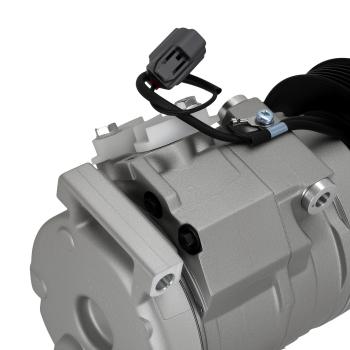 A/C compatible for AC Compressor w/ Clutch compatible for Acura MDX compatible for Honda Pilot Ridgeline 06-08 CO10736C