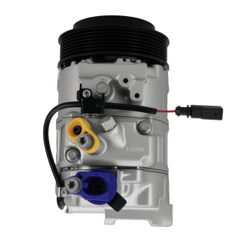 Compatible for AC Compressor w/Clutch compatible for Porsche Cayenne 2003-2018 Panamera 2017 7SEU16C 119mm