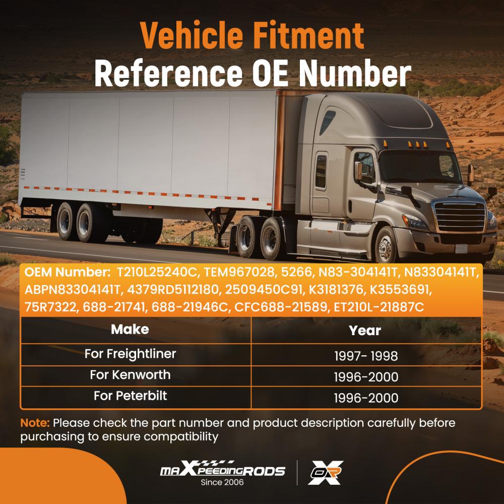 Compatible for AC Compressor compatible for Kenworth Freightliner Peterbilt 2502459C91 ER210L25248C