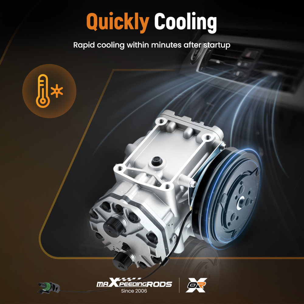 Compatible for AC Compressor compatible for Kenworth Freightliner Peterbilt 2502459C91 ER210L25248C