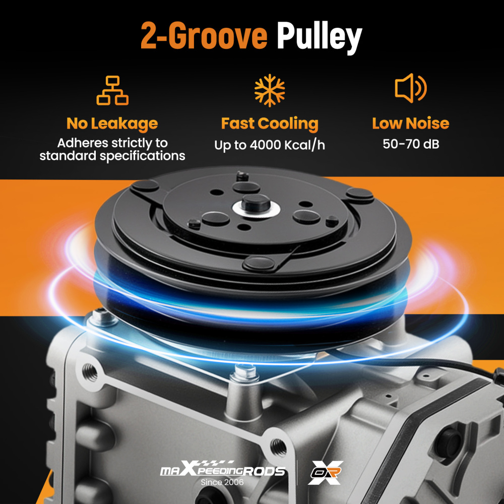 Compatible for AC Compressor compatible for Kenworth Freightliner Peterbilt 2502459C91 ER210L25248C