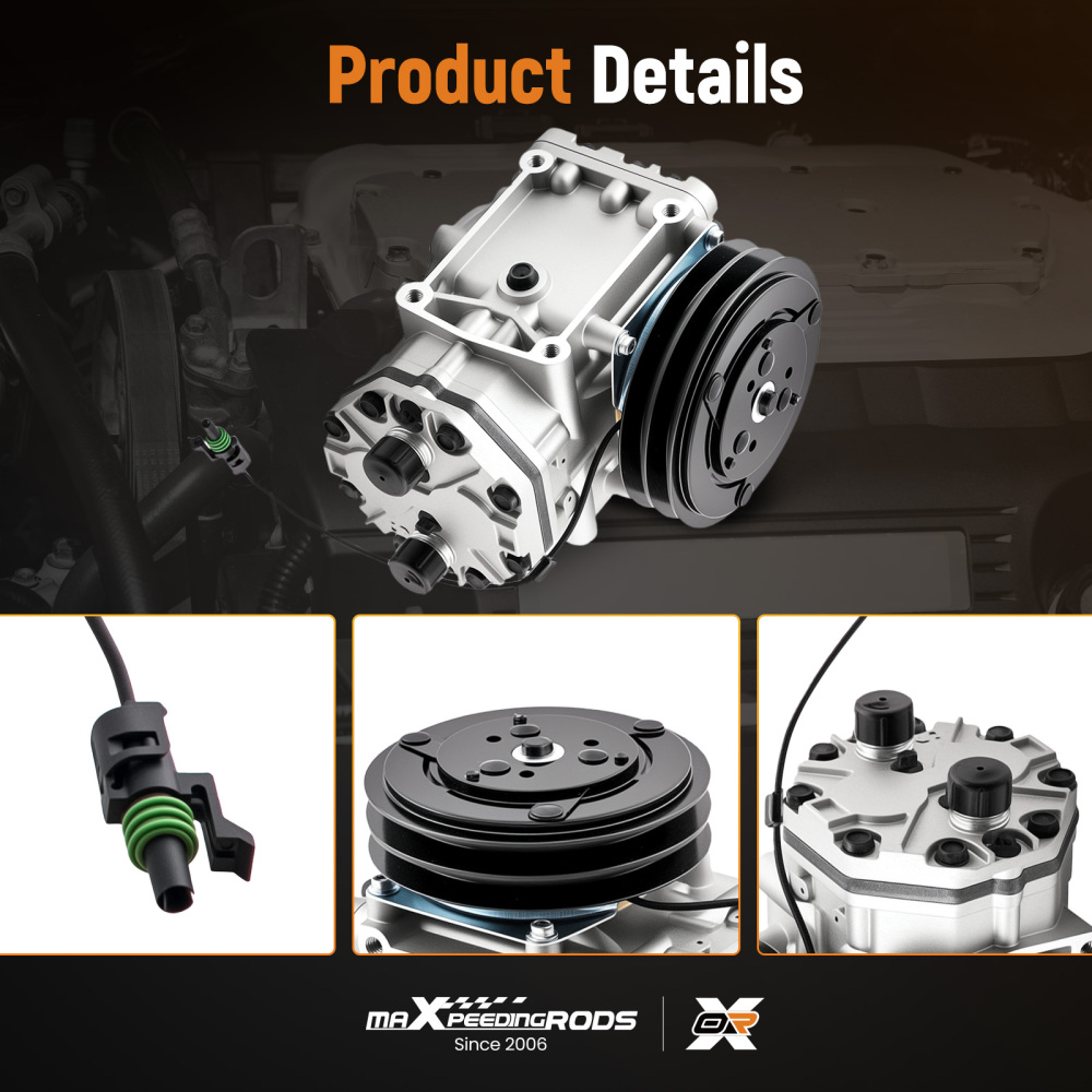 Compatible for AC Compressor compatible for Kenworth Freightliner Peterbilt 2502459C91 ER210L25248C