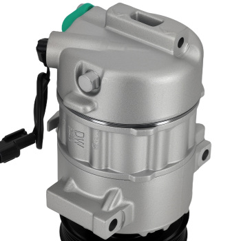 Compatible for AC Compressor w/Clutch compatible for Kia K900 5.0L V8 2015-2017 97701-3T300 CO11442C Front