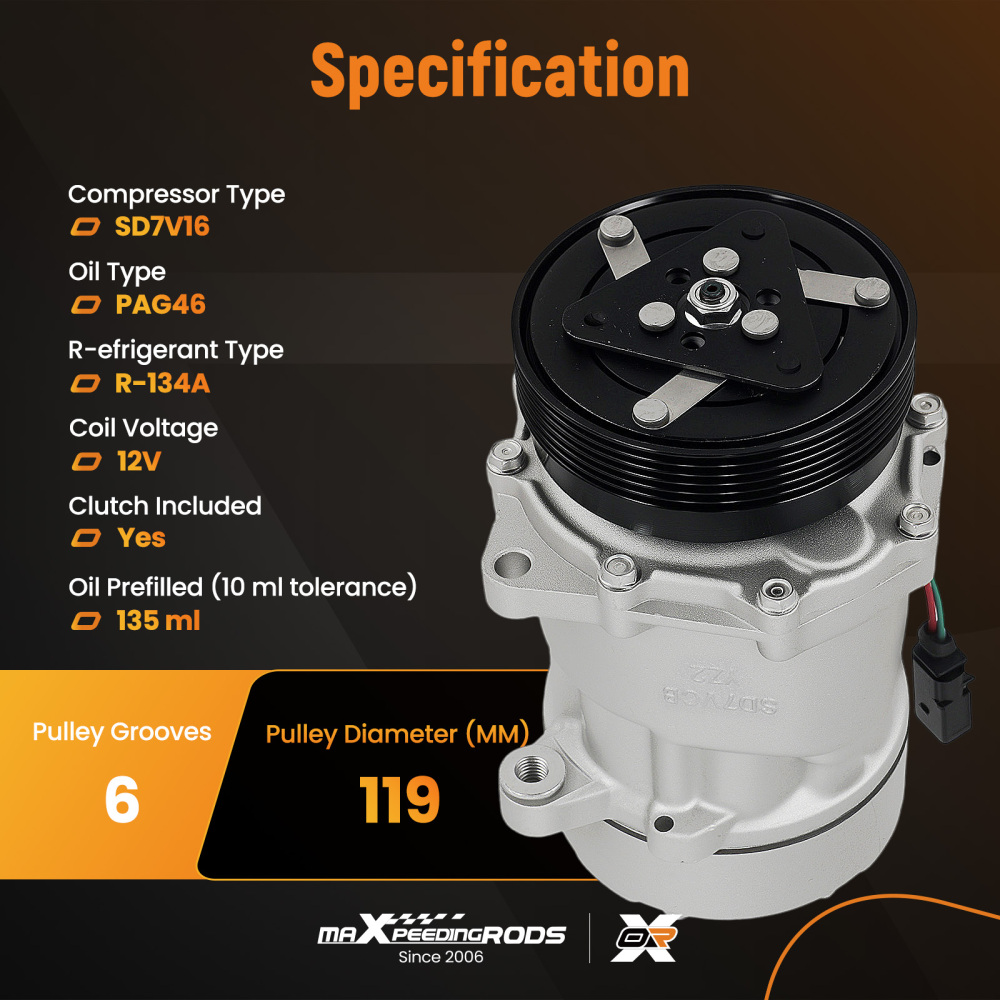 Compressore aria condizionata compatibile per Audi A3 compatibile per VW Bora Sharan compatibile per Ford Galaxy 1J0820805